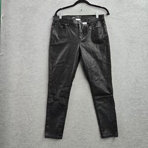 Banana Republic Women Jeans 29/8P Black Skinny Petite 26" Inseam NWT